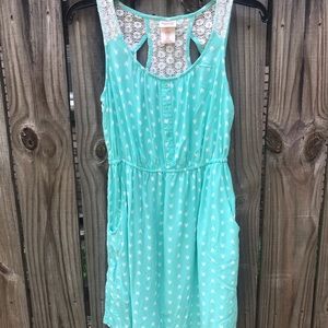 Mossimo Dress with Lace accents and pockets